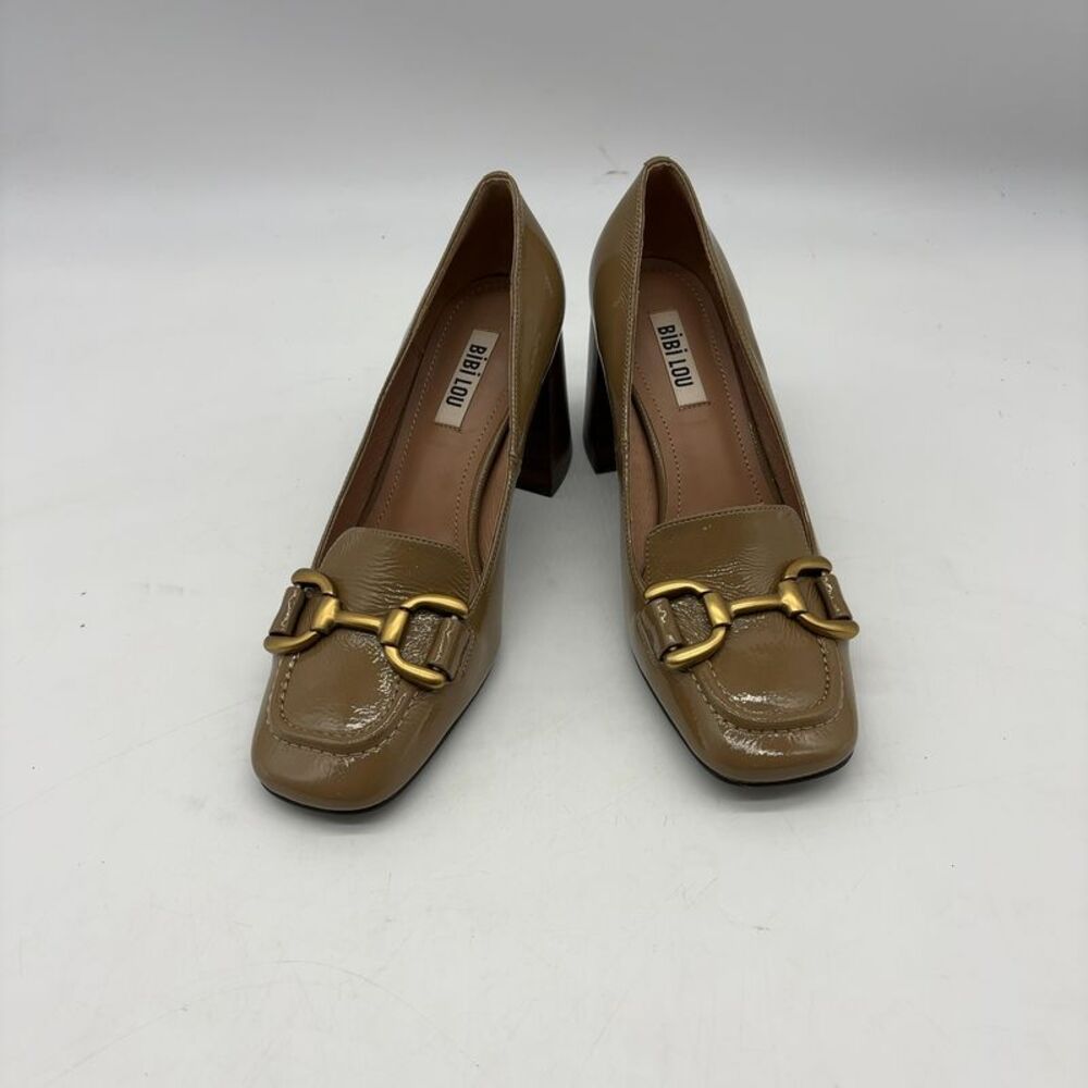 Bibilou Light Brown Patent Leather Loafer